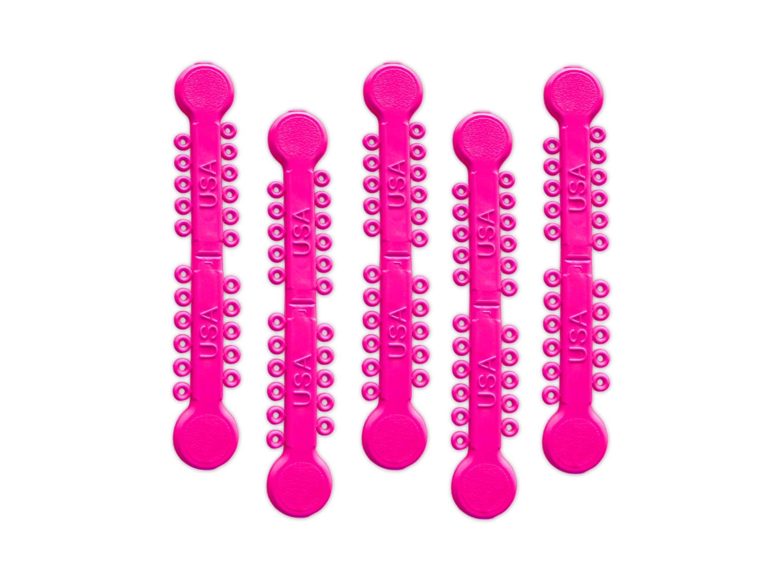 ELASTISCHE LIGATUREN Neonpink, Stick (Inhalt 1008 Stück)