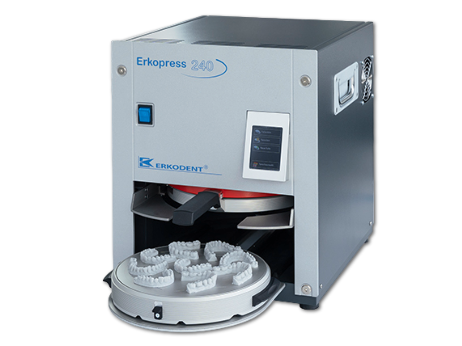 Erkodent Erkopress 240 Druckformgerät mit automatisiertem Tiefziehvorgang für bis zu 9 Modelle Erkodent Erkopress 240 Druckformgerät mit automatisiertem Tiefziehvorgang für bis zu 9 Modelle