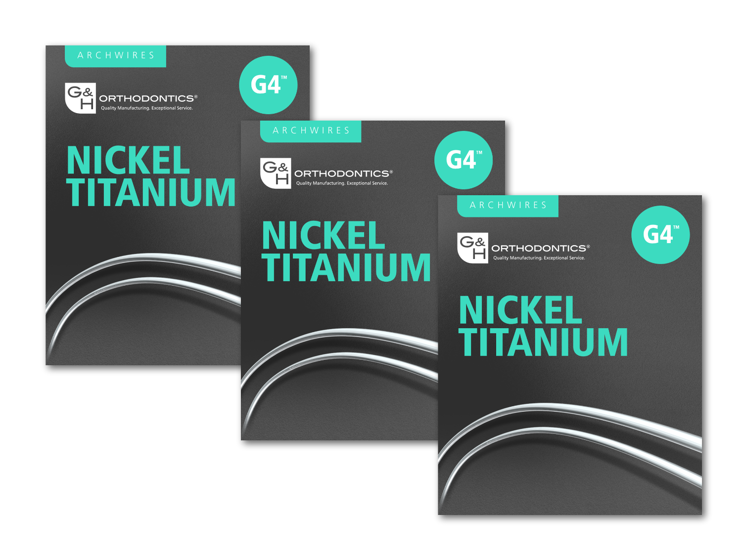 G4 NICKEL-TITAN BÖGEN Idealform I (25 Stück/Pack)