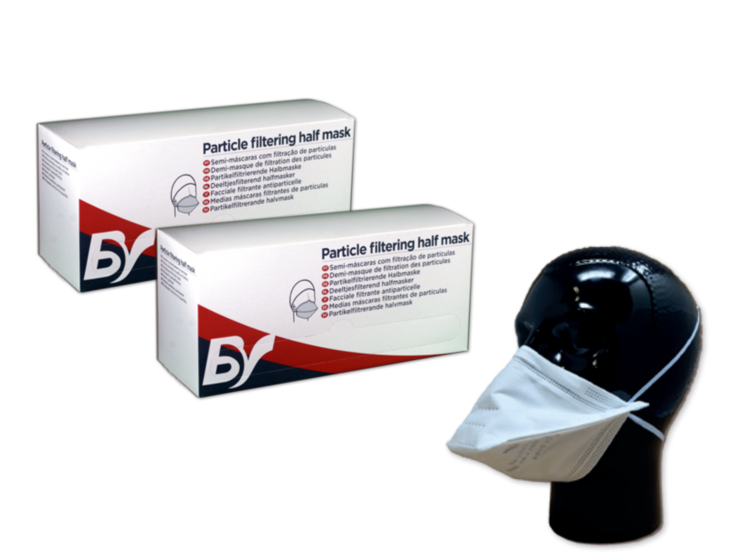 FFP2 Schutzmasken o.Ventil Mundschutz (20 Stück) Box