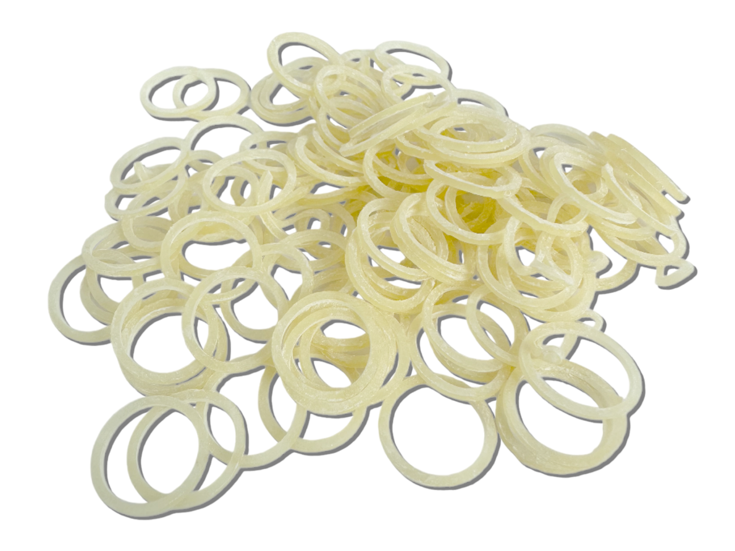 EXTRAORALE GUMMIRINGE 1/2 heavy 16 oz klar, 1.000 Stück EXTRAORALE GUMMIRINGE 1/2 heavy 16 oz klar, 1.000 Stück