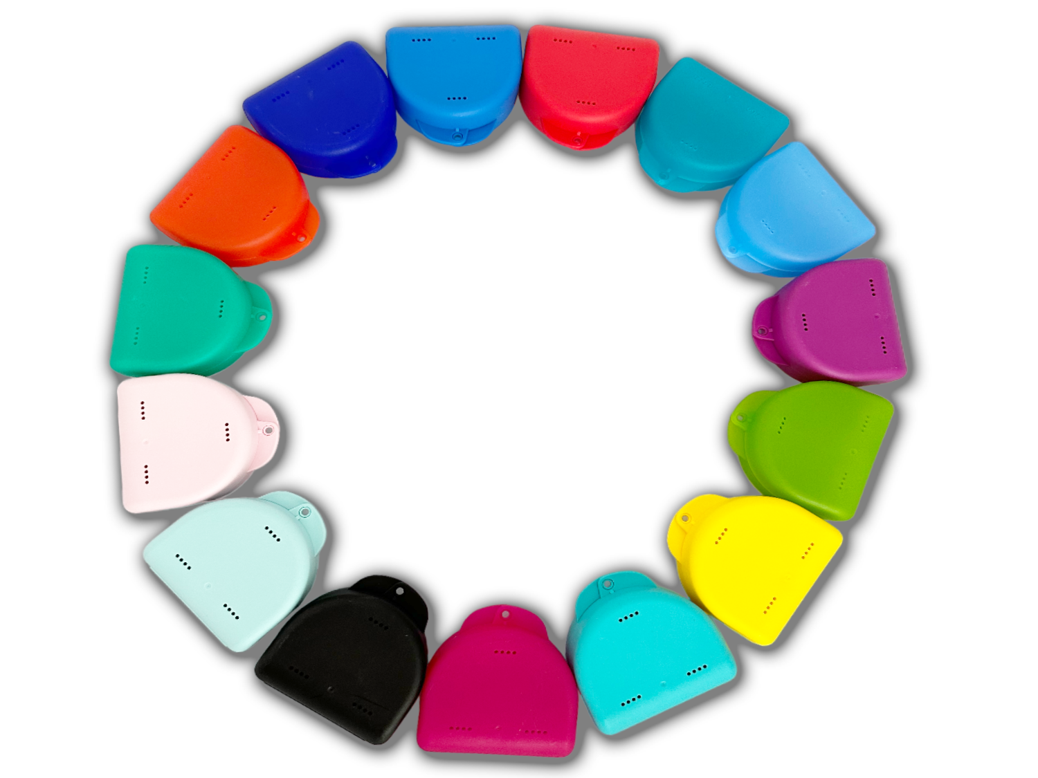 Spangendosen in viele verschiedene Farben 40mm
