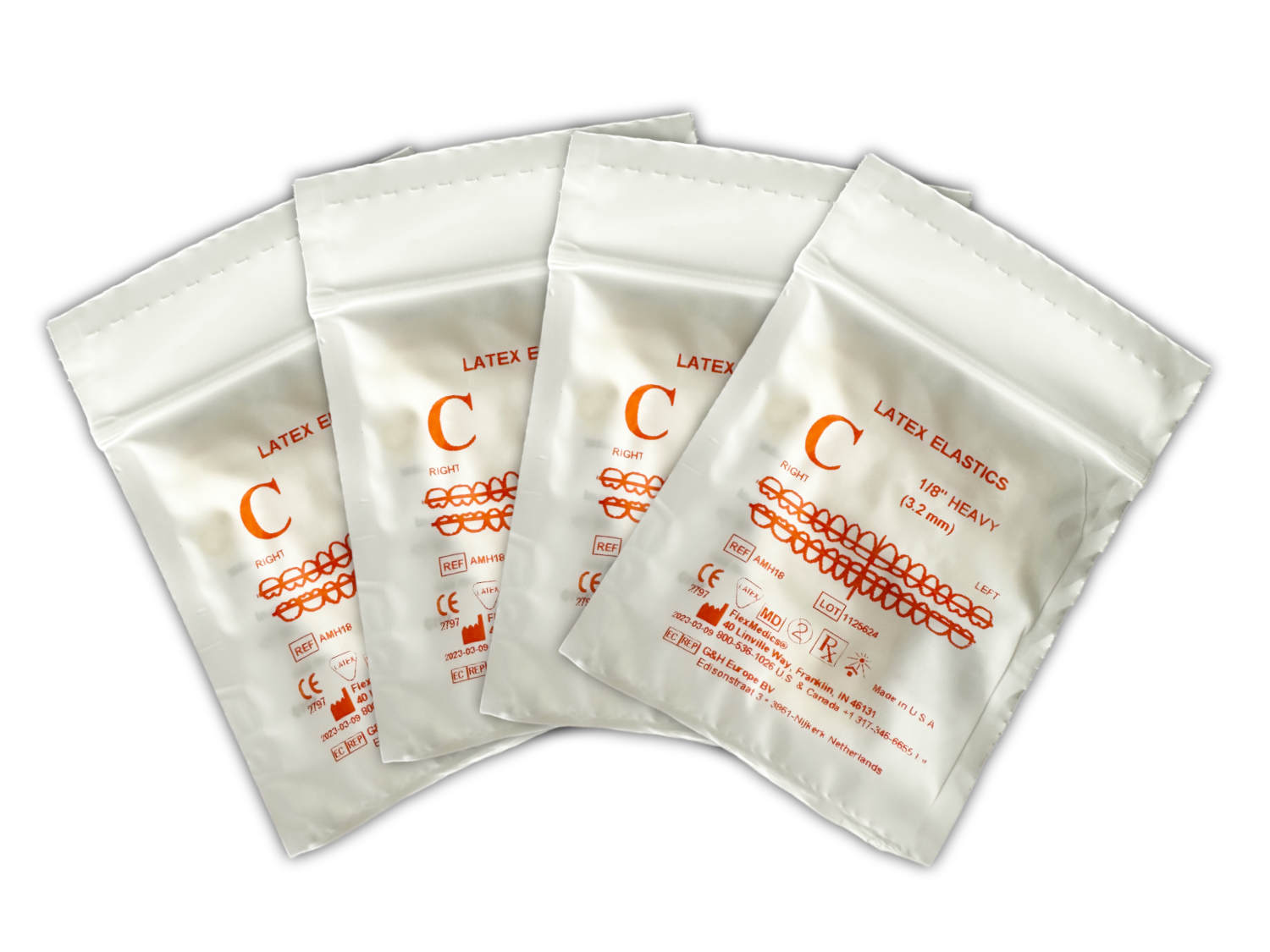 INTRAORALE GUMMIRINGE 1/8 heavy 6,5 oz. (184 gr.) klar, 100x100 Pack INTRAORALE GUMMIRINGE 1/8 heavy 6,5 oz. (184 gr.) klar, 100x100 Pack
