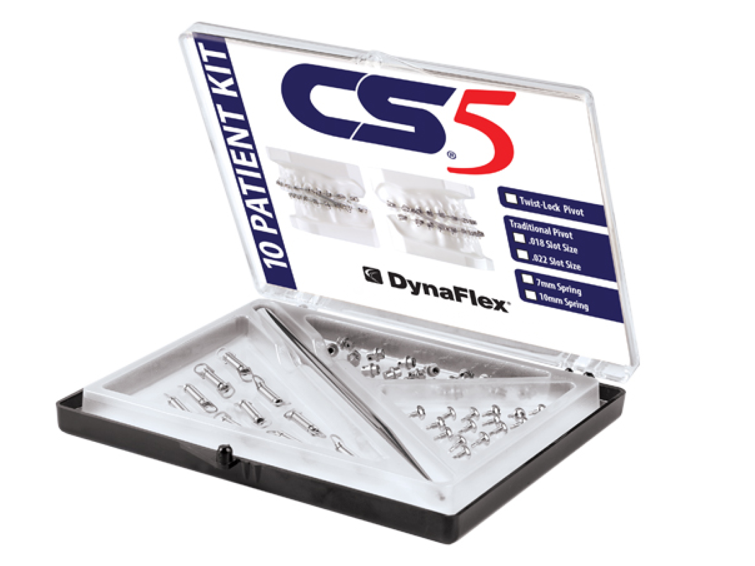 CS5® Kit 10mm .018 Thermoelastische Feder Klasse II / III