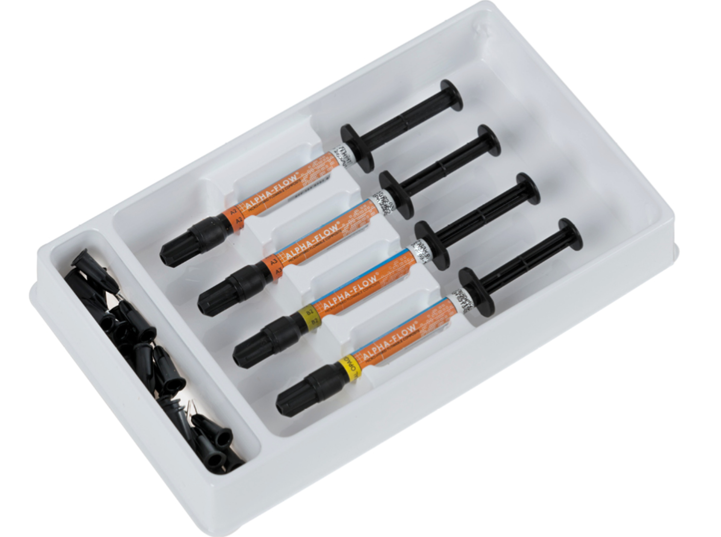Alpha-Flow® Composite A2 A3 B2 Opaquer lichthärtendes Kit Alpha-Flow® Composite A2 A3 B2 Opaquer lichthärtendes Kit