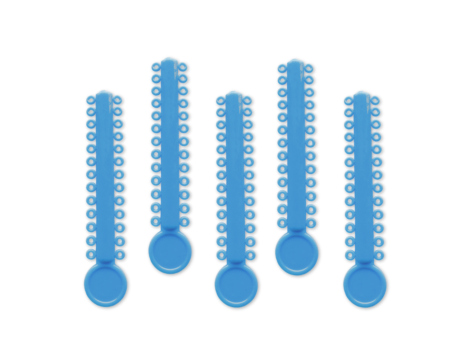 Elastische Ligaturen pearlblau , 40 Sticks (Inhalt ca. 1040 Stück)