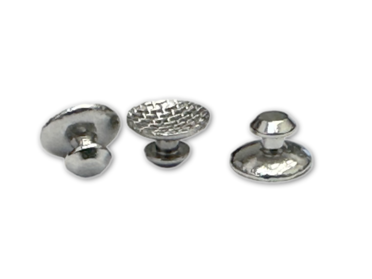 Eco Buttons aus Metall Knöpfchen rund Eco Buttons aus Metall Knöpfchen rund