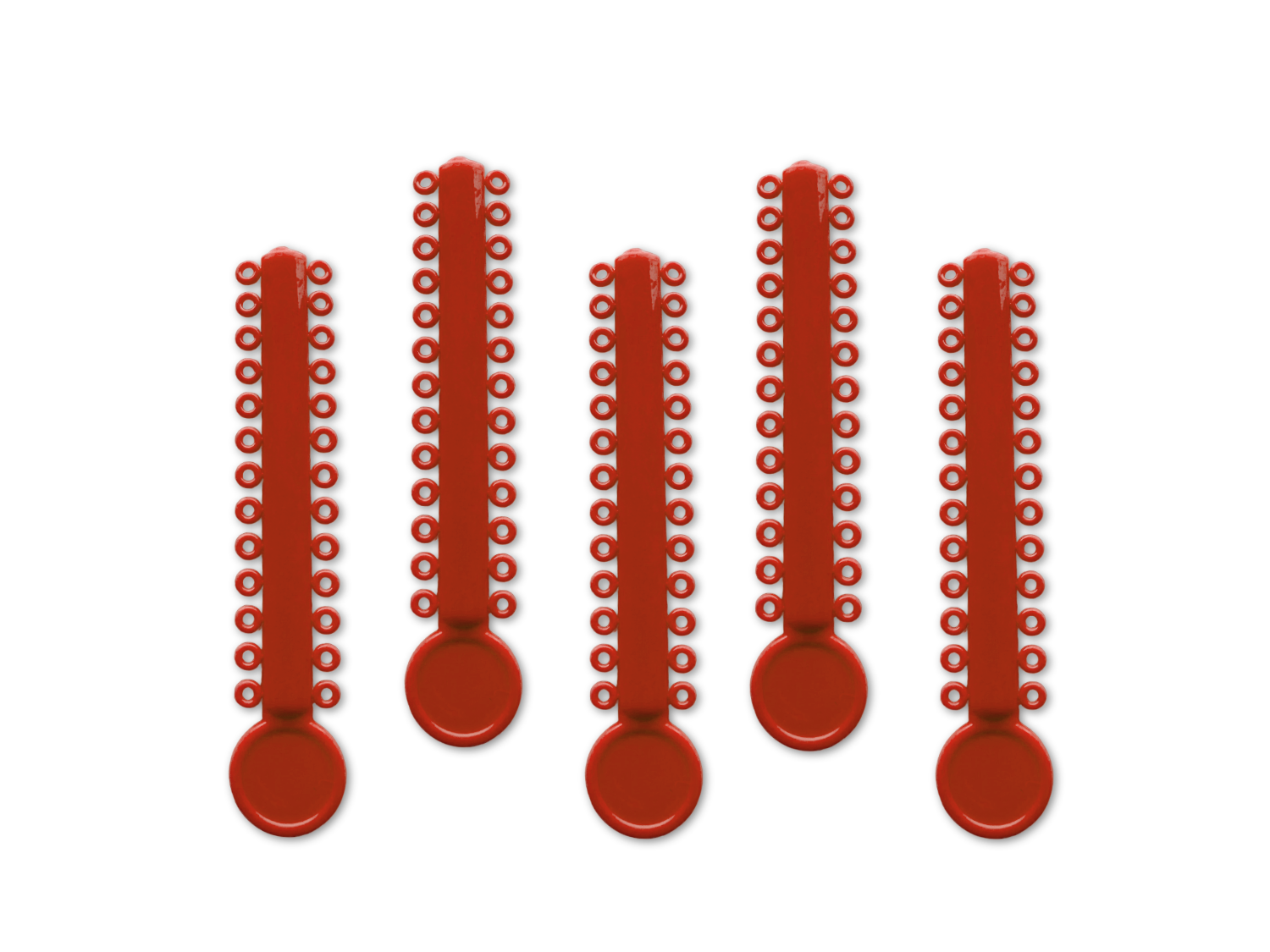 Elastische Ligaturen rot, 40 Sticks (Inhalt ca. 1040 Stück)
