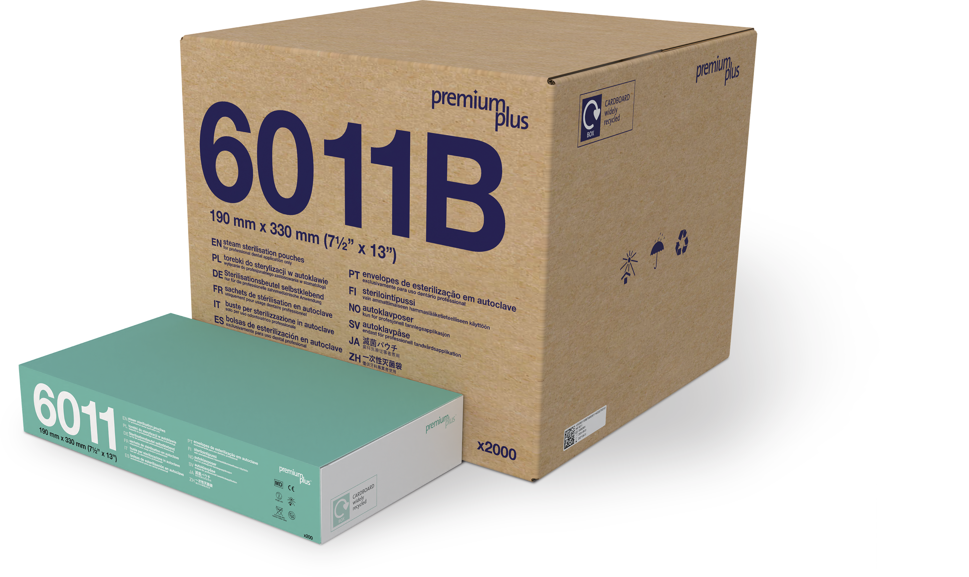 Sterilisationsbeutel Sterilisationstüten 190mm x 330mm / 200 Stück Sterilisationsbeutel Sterilisationstüten 190mm x 330mm / 200 Stück