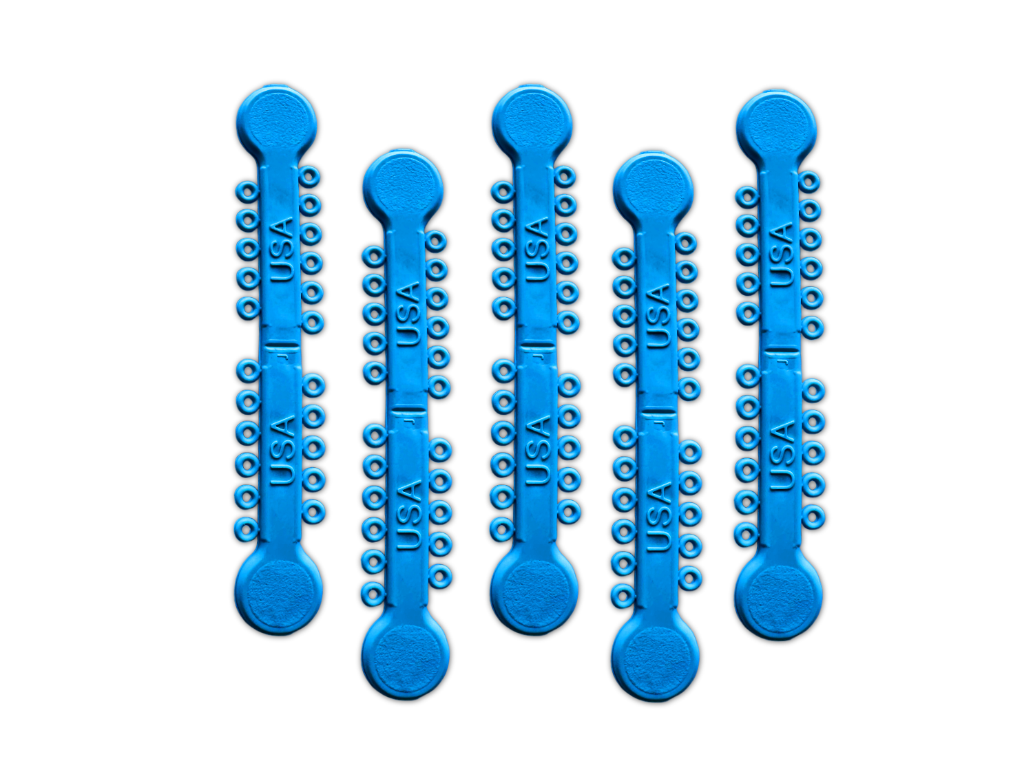 ELASTISCHE LIGATUREN neonblau Stick (Inhalt 1008 Stück)