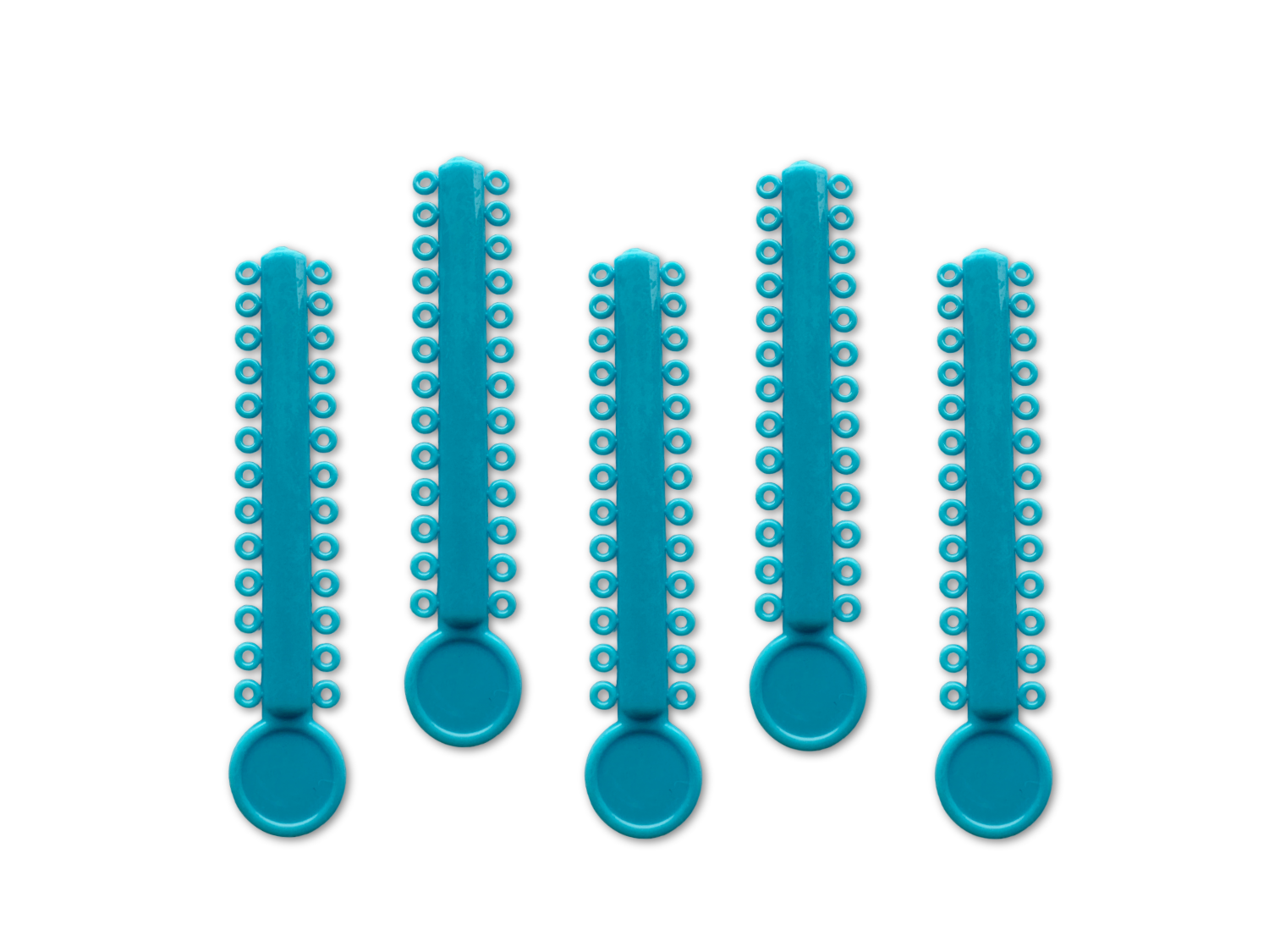 Elastische Ligaturen himmelblau , 40 Sticks (Inhalt ca. 1040 Stück)