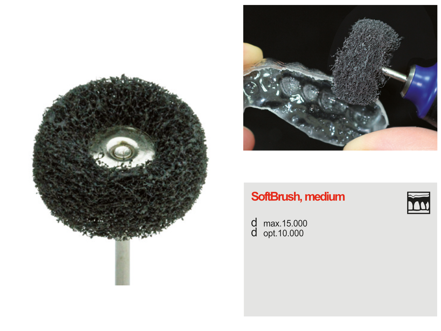 Labor Bürsten für Kunststoffe medium (5 Stück) Labor Bürsten für Kunststoffe medium (5 Stück)