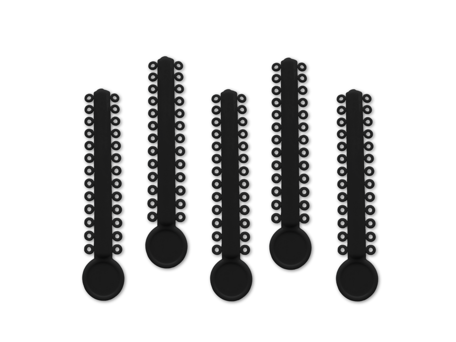 Elastische Ligaturen schwarz, 40 Sticks (Inhalt ca. 1040 Stück) Elastische Ligaturen schwarz, 40 Sticks (Inhalt ca. 1040 Stück)