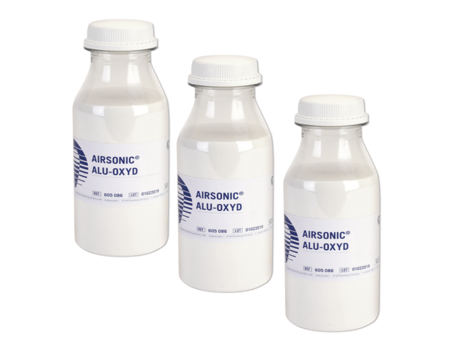 Airsonic® Alu-Oxyd 50 µm Zubehör für Sandstrahlgerät 500g. Airsonic® Alu-Oxyd 50 µm Zubehör für Sandstrahlgerät 500g.