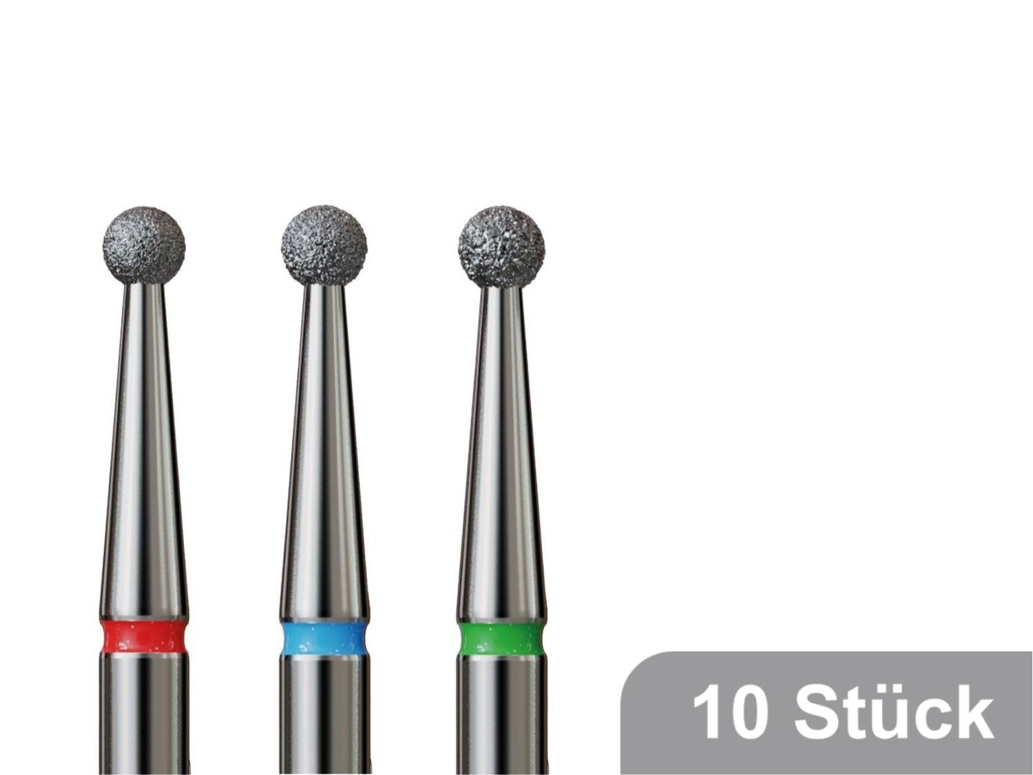 Diamantbohrer / Diamantschleifer Kugel 10 Stück
