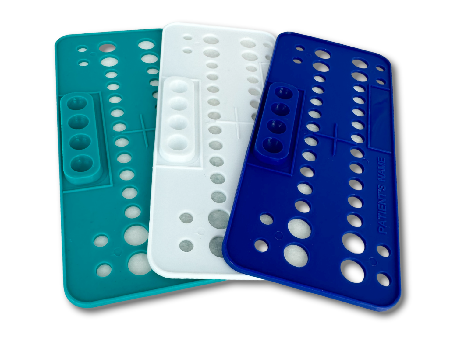 Brackettablett blau, 10 Stück/Pack Brackettablett blau, 10 Stück/Pack