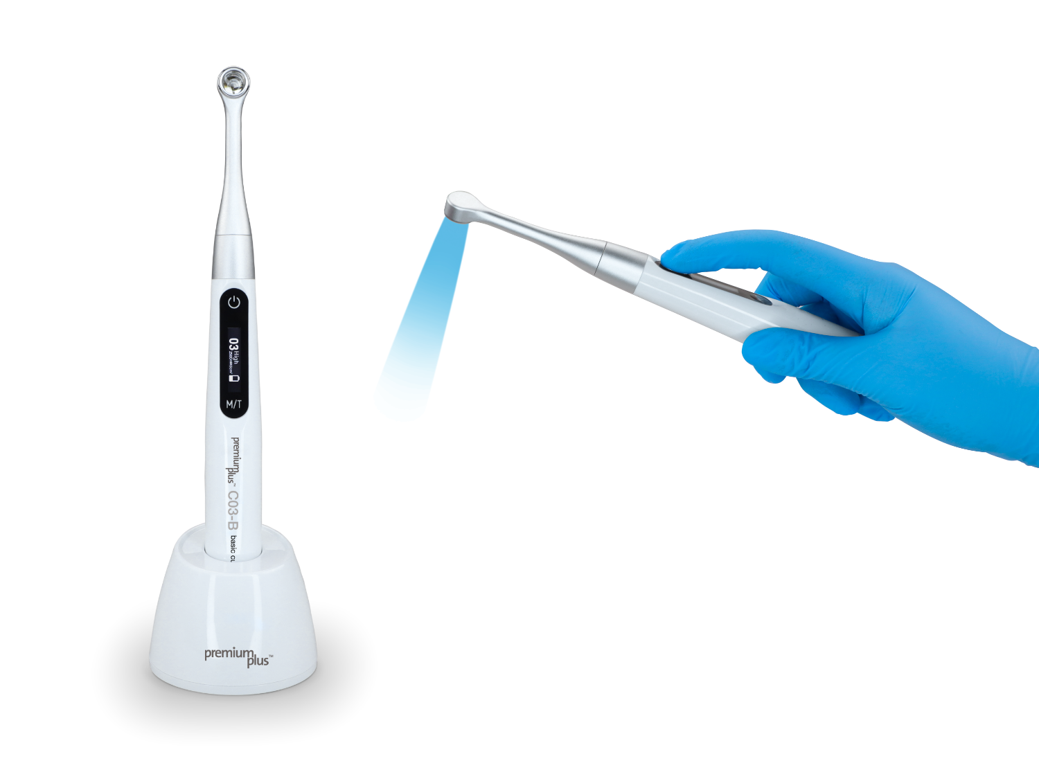 C03-B Curing Light Basic Cure White Led Lampe weiss bis zu 2500mW/cm² C03-B Curing Light Basic Cure White Led Lampe weiss bis zu 2500mW/cm²
