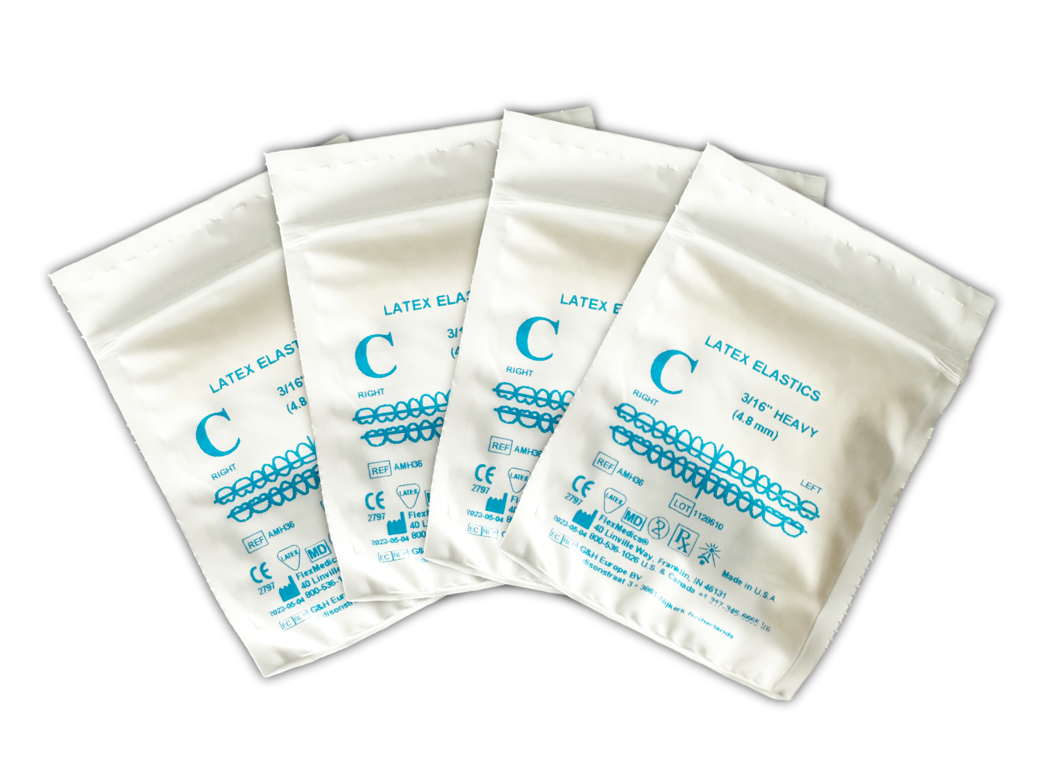 INTRAORALE GUMMIRINGE 3/16 heavy 6,5 oz. (184 gr.) klar, 100x100 Pack INTRAORALE GUMMIRINGE 3/16 heavy 6,5 oz. (184 gr.) klar, 100x100 Pack