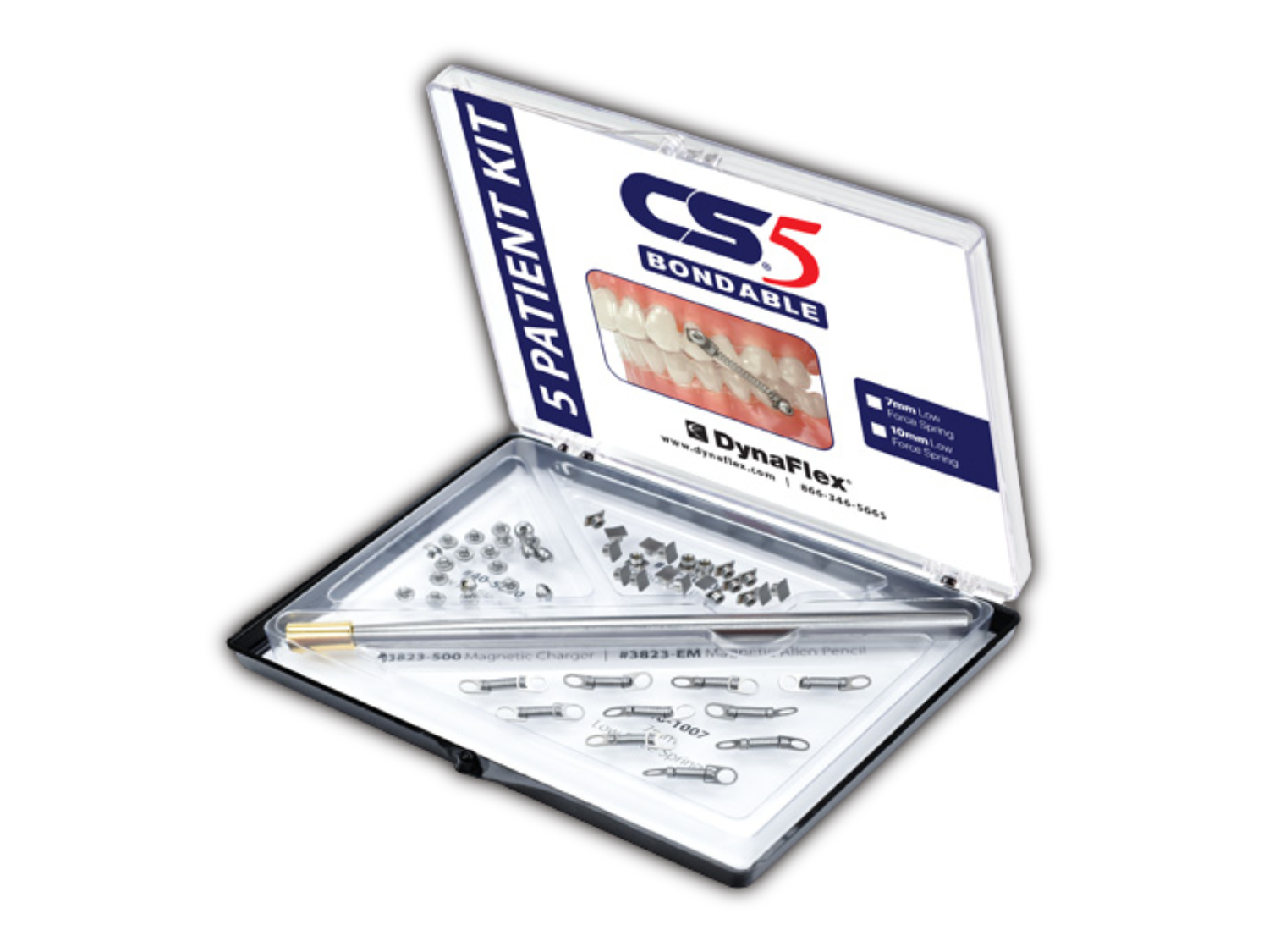 CS5® Bondable 5 Fälle Kit Thermoelastische Feder Klasse II / III CS5® Bondable 5 Fälle Kit Thermoelastische Feder Klasse II / III
