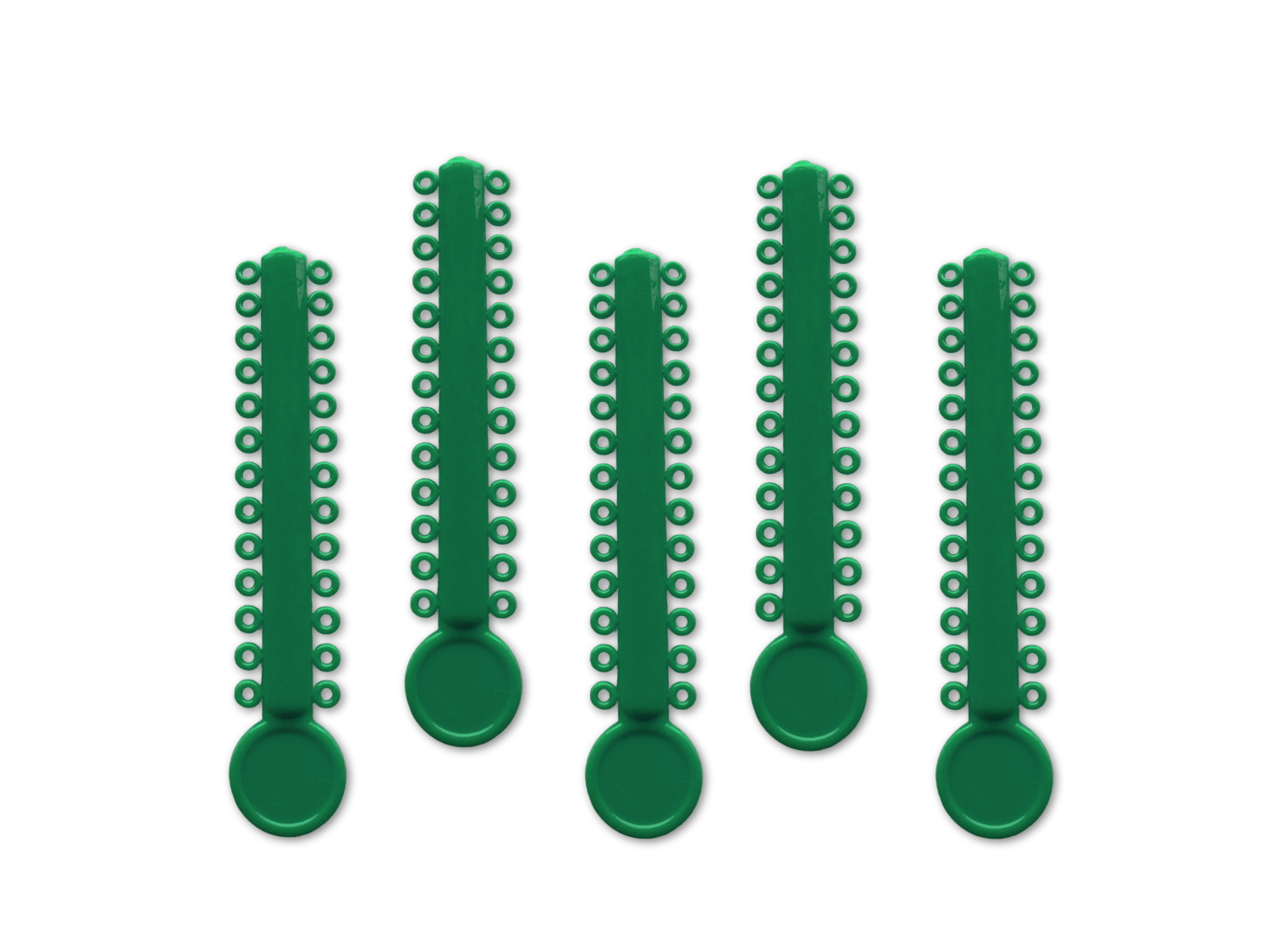 Elastische Ligaturen grün, 40 Sticks (Inhalt ca. 1040 Stück)