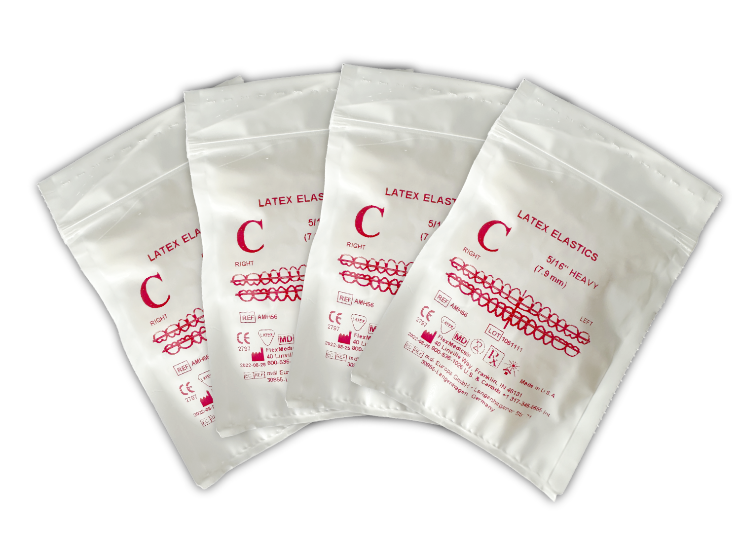 INTRAORALE GUMMIRINGE 5/16 heavy 6,5 oz. (184 gr.) klar, 100x100 Pack INTRAORALE GUMMIRINGE 5/16 heavy 6,5 oz. (184 gr.) klar, 100x100 Pack