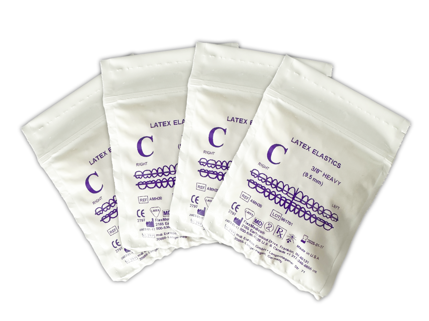 INTRAORALE GUMMIRINGE 3/8 heavy 6,5 oz. (184 gr.) klar, 100x100 Pack INTRAORALE GUMMIRINGE 3/8 heavy 6,5 oz. (184 gr.) klar, 100x100 Pack