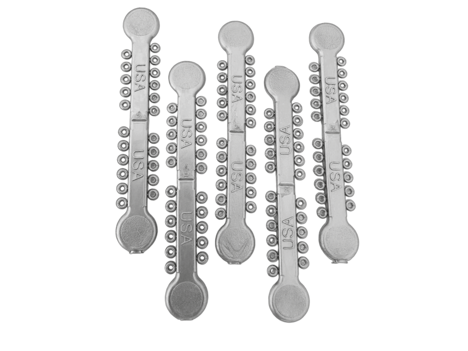 ELASTISCHE LIGATUREN Metallic Silber, Stick (Inhalt ca. 990 Stück)