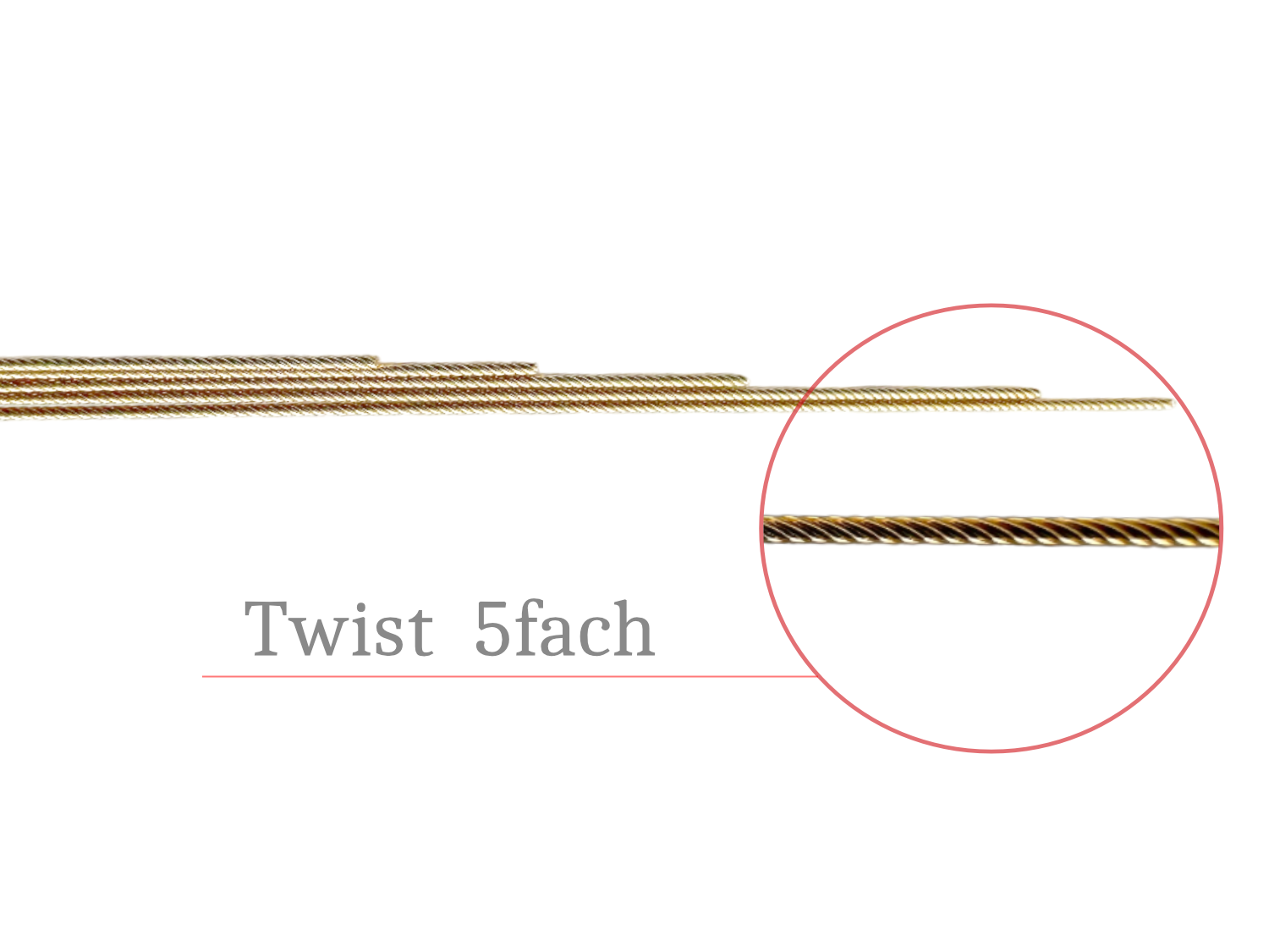 RETAINERDRAHT 5-FACH TWISTDRAHT VERGOLDET Gold .0195 (5 Stück/Pack) RETAINERDRAHT 5-FACH TWISTDRAHT VERGOLDET Gold .0195 (5 Stück/Pack)