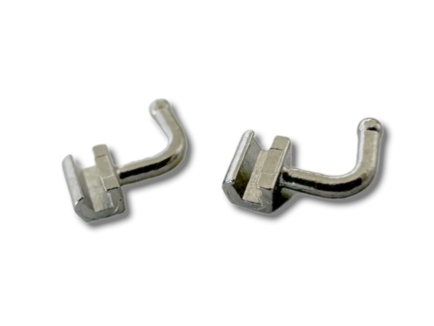 Crimpable Hooks gebogen offen, .018 links