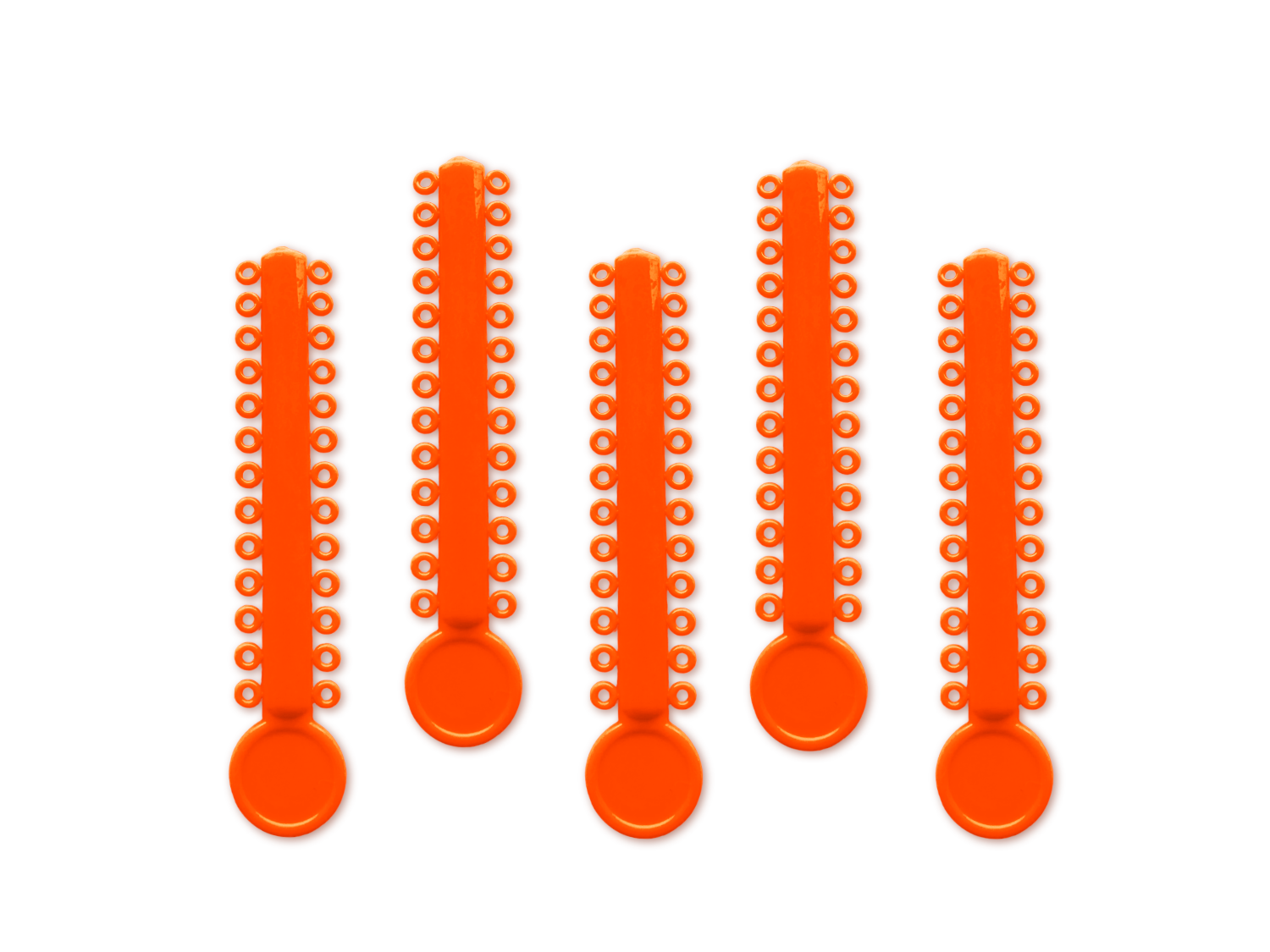 Elastische Ligaturen neonorange , 40 Sticks (Inhalt ca. 1040 Stück)