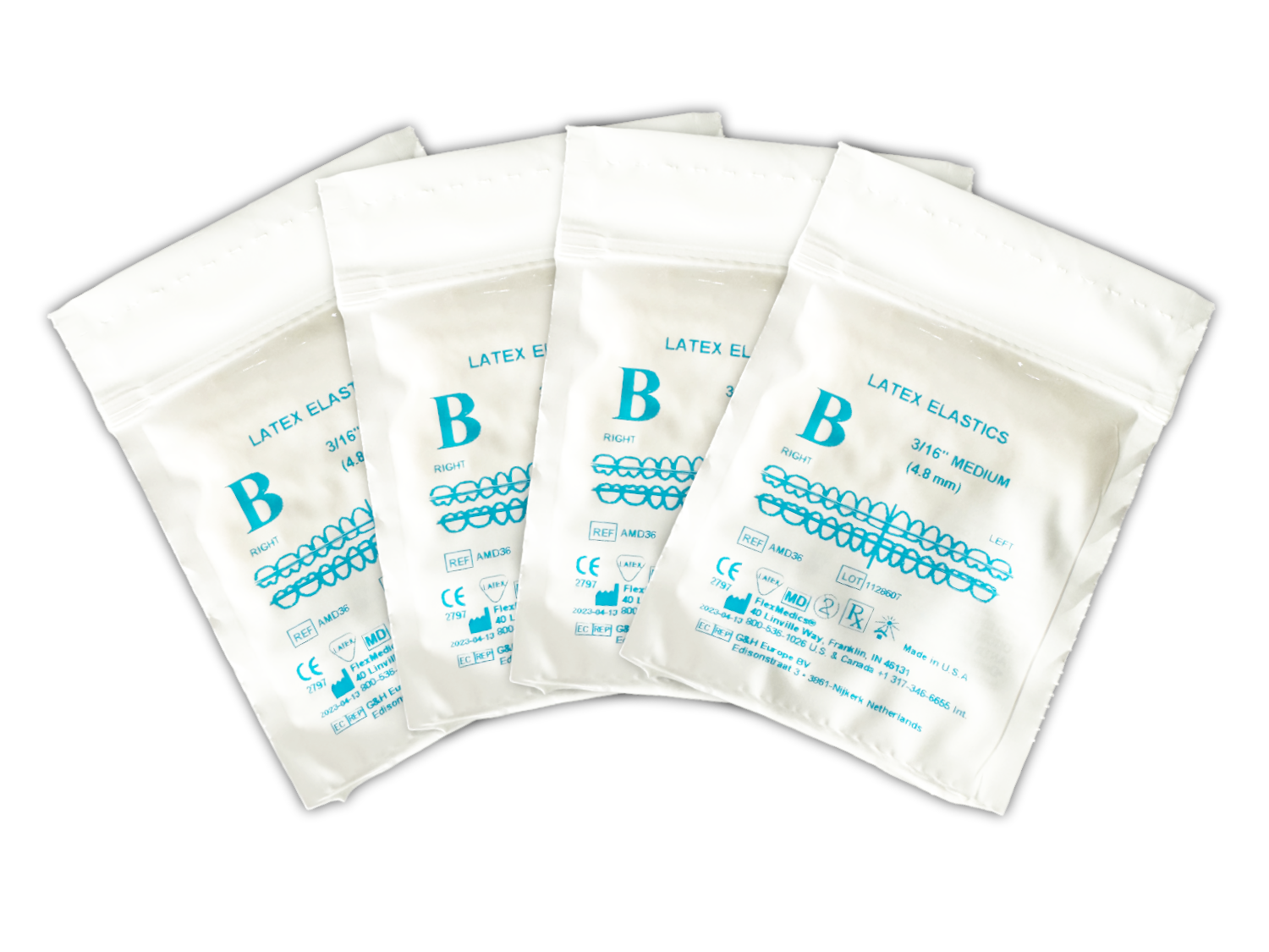 INTRAORALE GUMMIRINGE 3/16 medium 4,5 oz. (127 gr.) klar, 100x100 Pack INTRAORALE GUMMIRINGE 3/16 medium 4,5 oz. (127 gr.) klar, 100x100 Pack