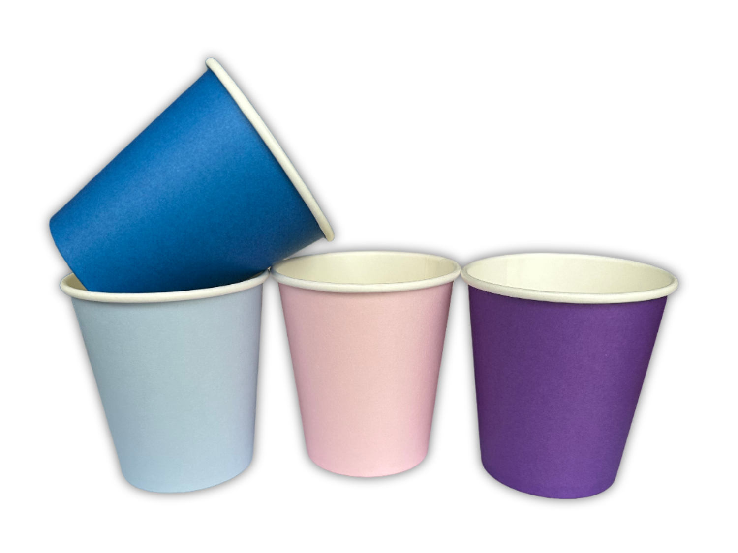 DECOMELODY 3er Set Mundspülbecher - Stapelbar & Platzsparend Für Bad & Reise