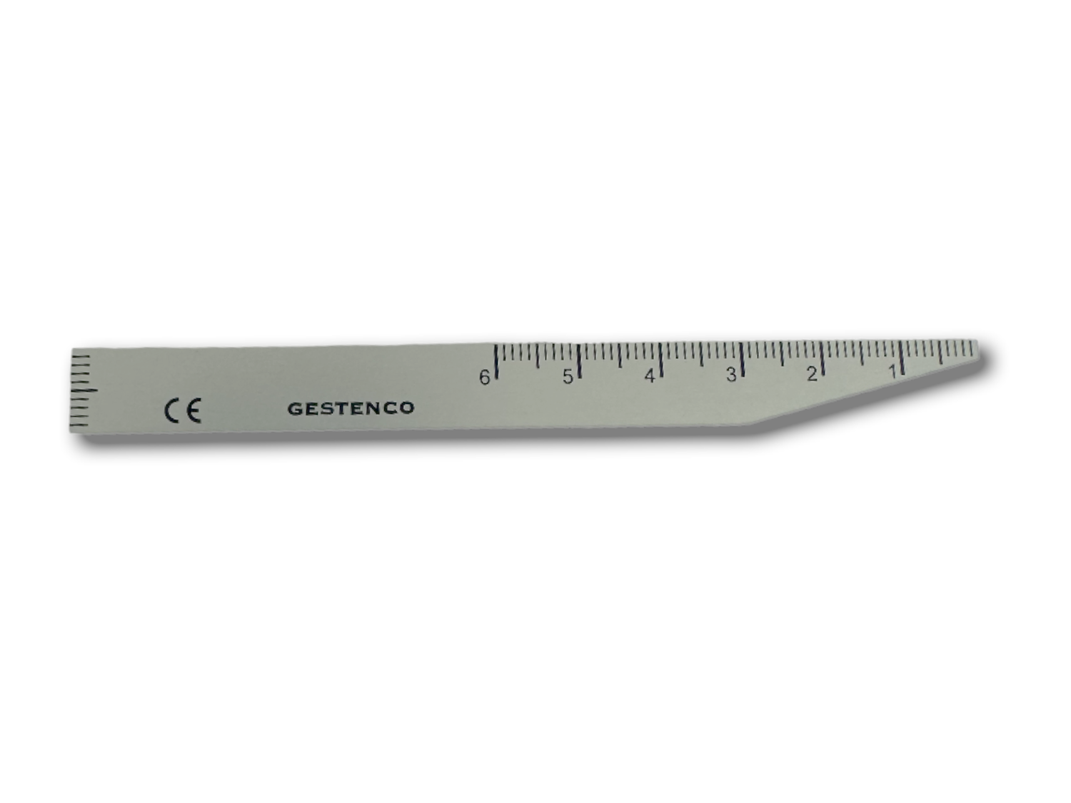 Overbite Ruler Aluminium 6 cm