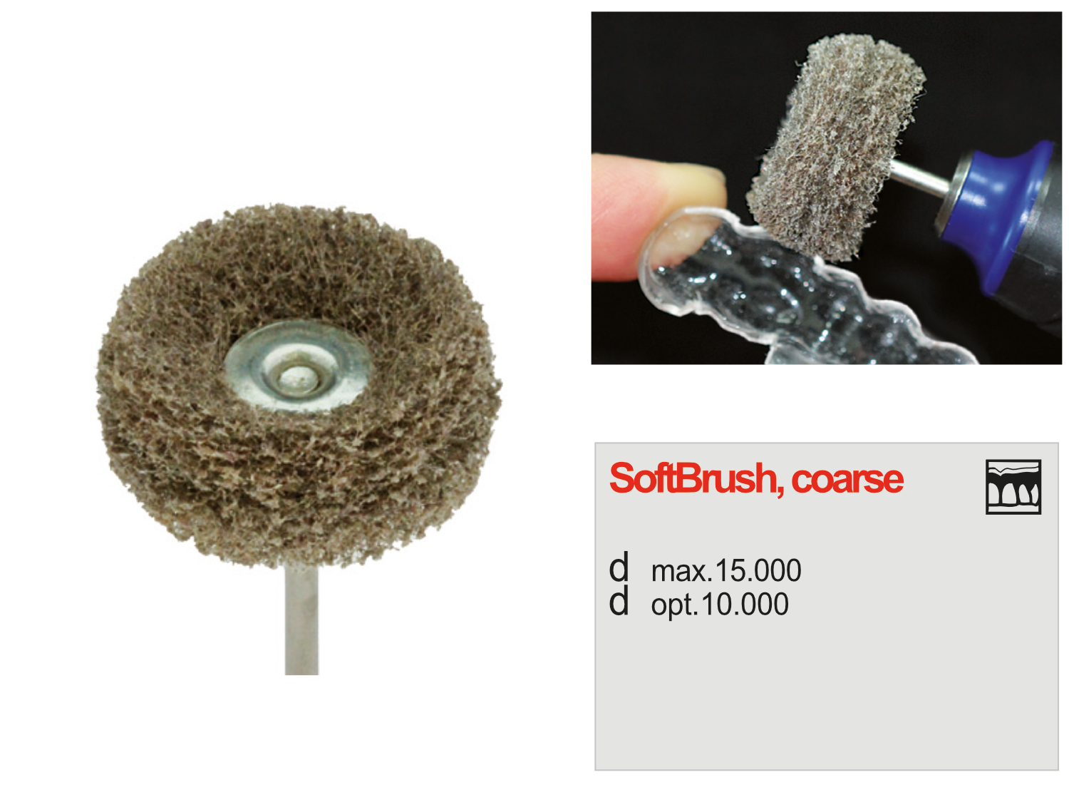 Labor Bürsten für Kunststoffe grob (5 Stück) Labor Bürsten für Kunststoffe grob (5 Stück)