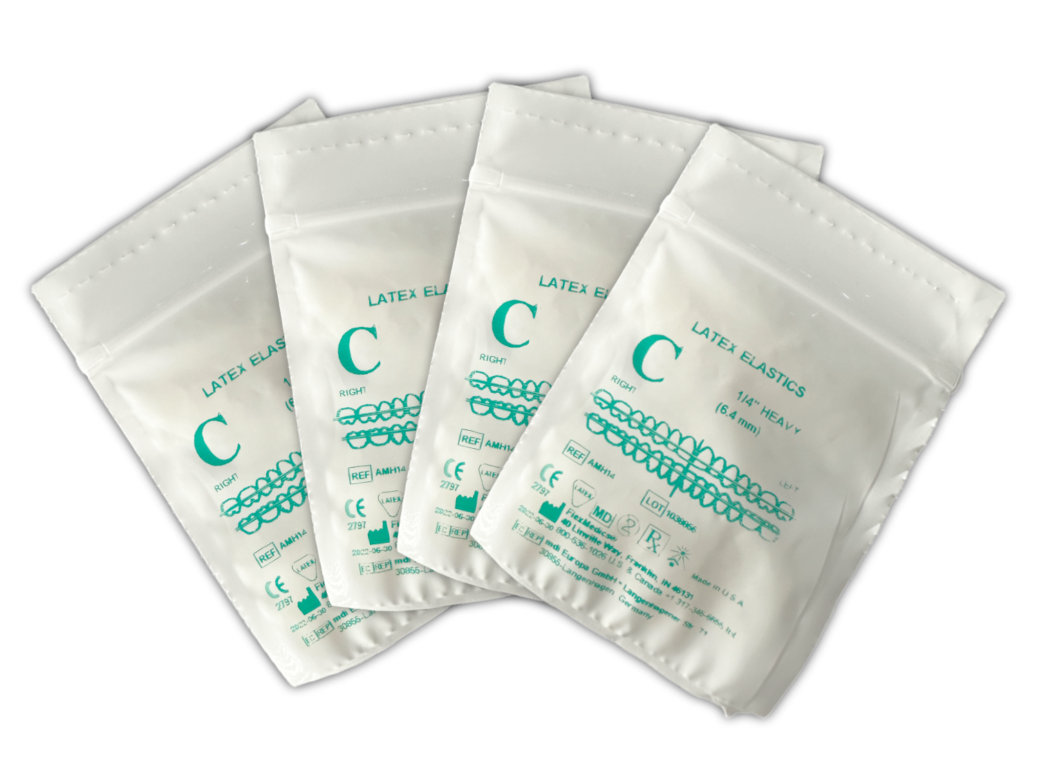 INTRAORALE GUMMIRINGE 1/4 heavy 6,5 oz. (184 gr.) klar, 100x100 Pack INTRAORALE GUMMIRINGE 1/4 heavy 6,5 oz. (184 gr.) klar, 100x100 Pack