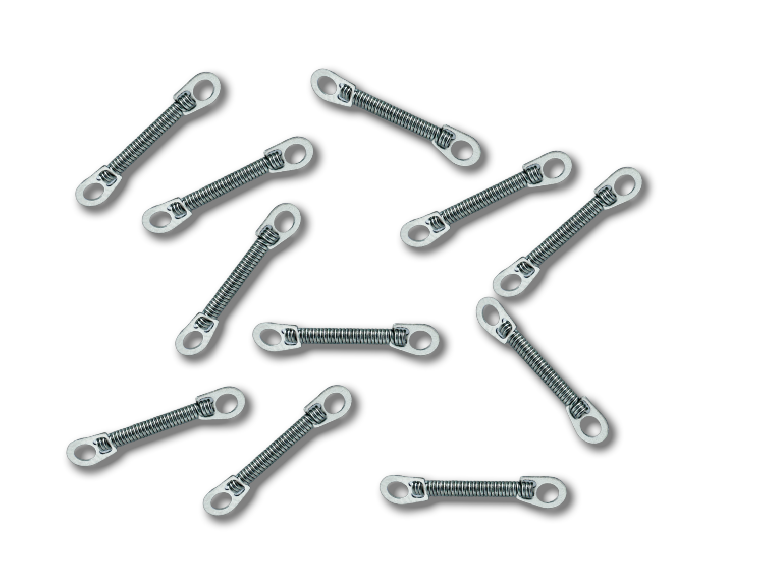 ECO NICKEL TITAN ZUGFEDER GESCHLOSSEN MIT ÖSE Medium, 6 mm (10 Stück/Pack) 