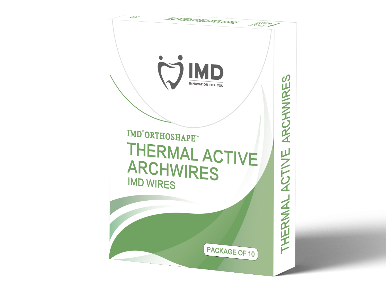 THERMISCHE NICKEL-TITAN BÖGEN,Rundbögen .012 OK, Idealform 10 Stück / Pack