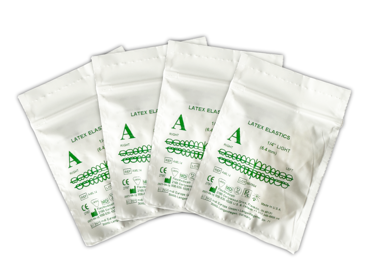 INTRAORALE GUMMIRINGE 1/4 light 2,5 oz. (70 gr.) klar, 100x100 Pack INTRAORALE GUMMIRINGE 1/4 light 2,5 oz. (70 gr.) klar, 100x100 Pack