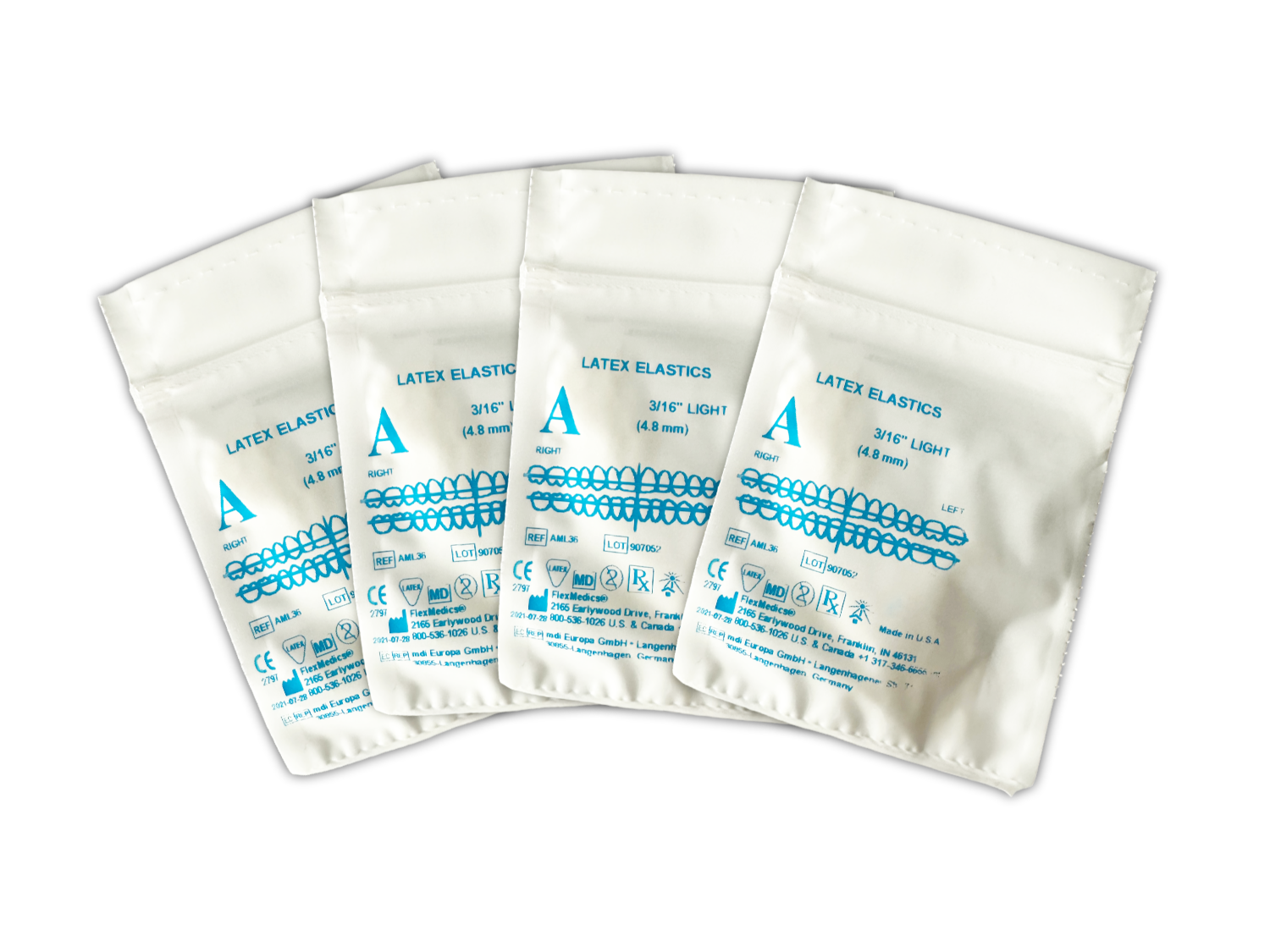 INTRAORALE GUMMIRINGE 3/16 light 2,5 oz. (70 gr.) klar, 100x100 Pack INTRAORALE GUMMIRINGE 3/16 light 2,5 oz. (70 gr.) klar, 100x100 Pack