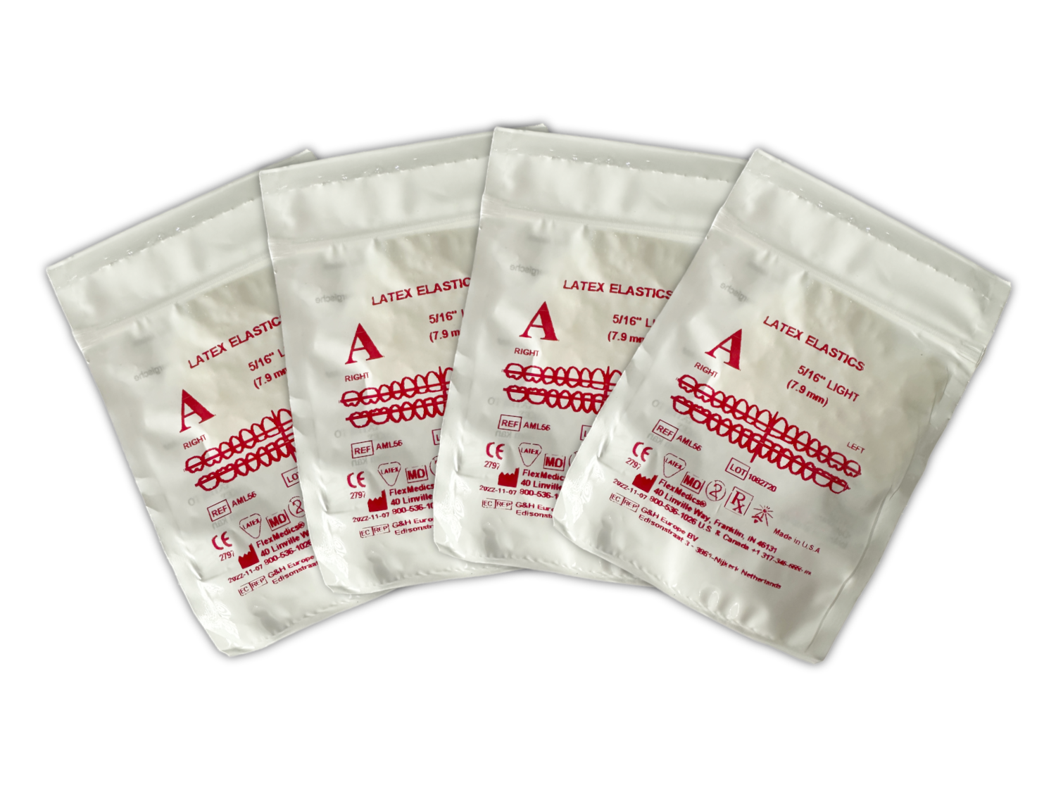 INTRAORALE GUMMIRINGE 5/16 light 2,5 oz. (70 gr.) klar, 100x100 Pack INTRAORALE GUMMIRINGE 5/16 light 2,5 oz. (70 gr.) klar, 100x100 Pack