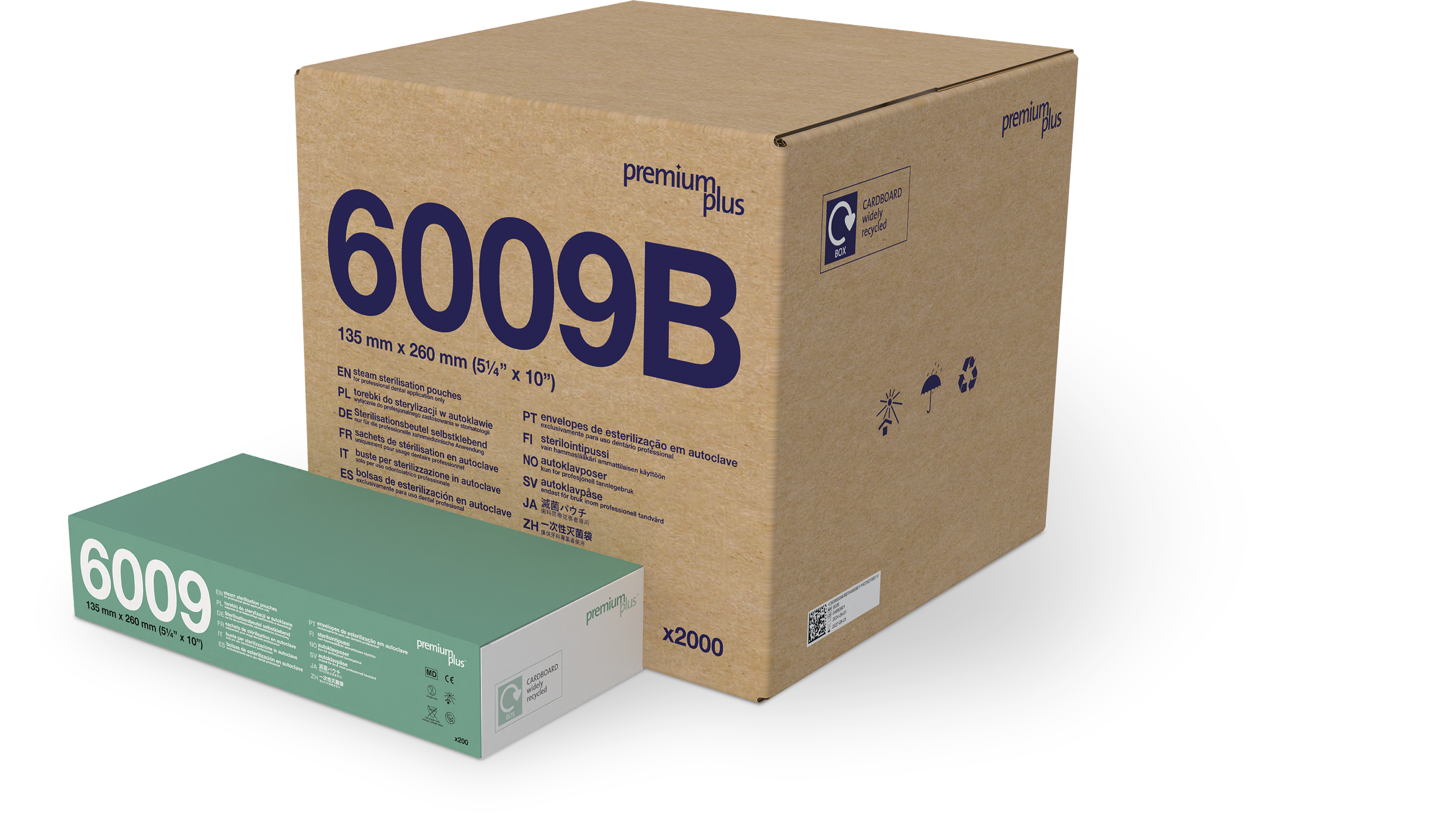 Sterilisationsbeutel Sterilisationstüten 135mm x 260mm / 200 Stück Sterilisationsbeutel Sterilisationstüten 135mm x 260mm / 200 Stück