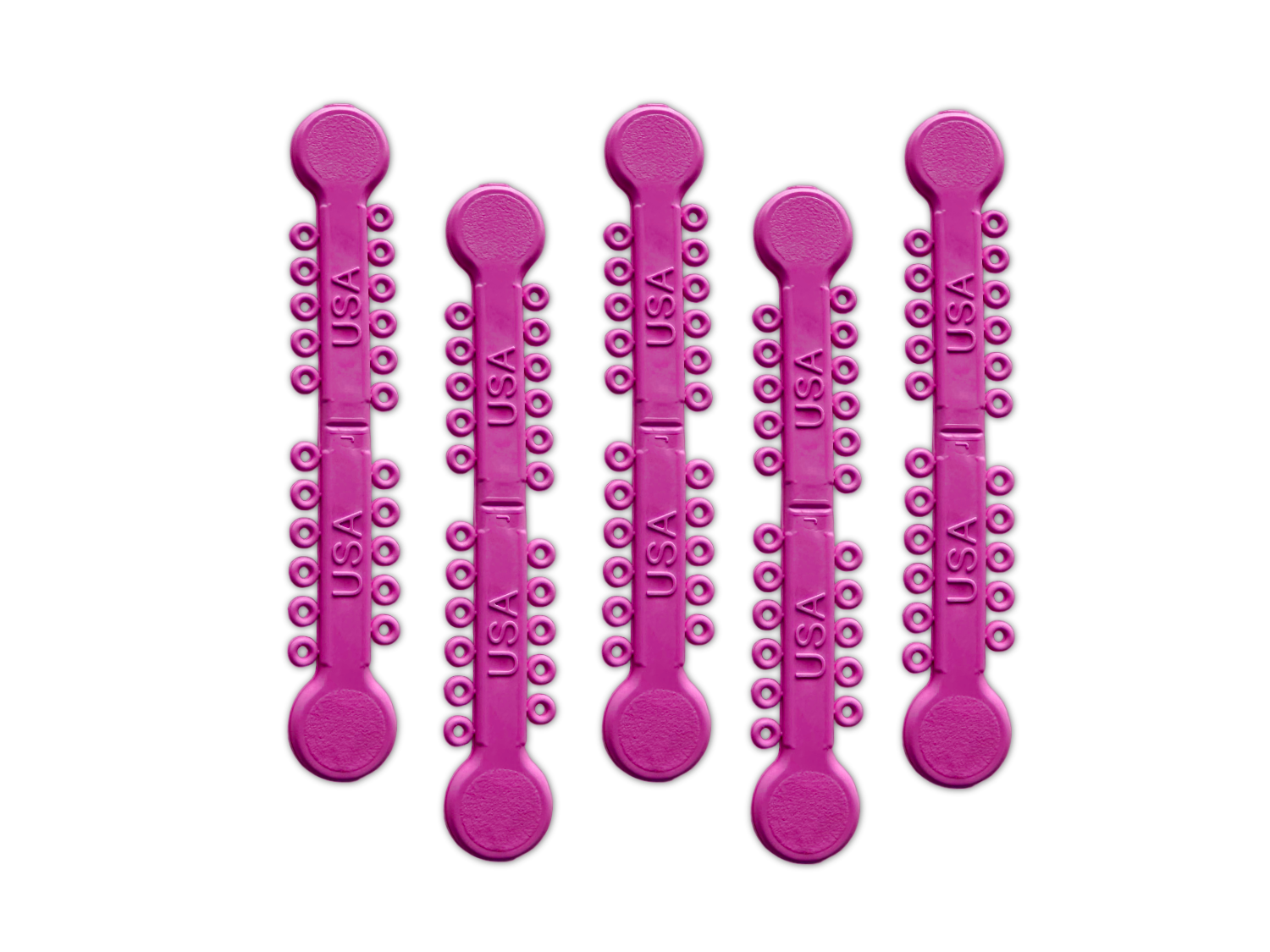 ELASTISCHE LIGATUREN Fuchsia Stick (Inhalt 1008 Stück) 