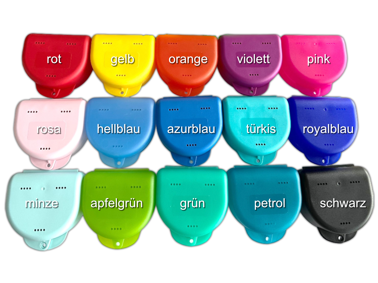 Spangendosen in viele verschiedene Farben 40mm bunt Spangendosen in viele verschiedene Farben 40mm bunt