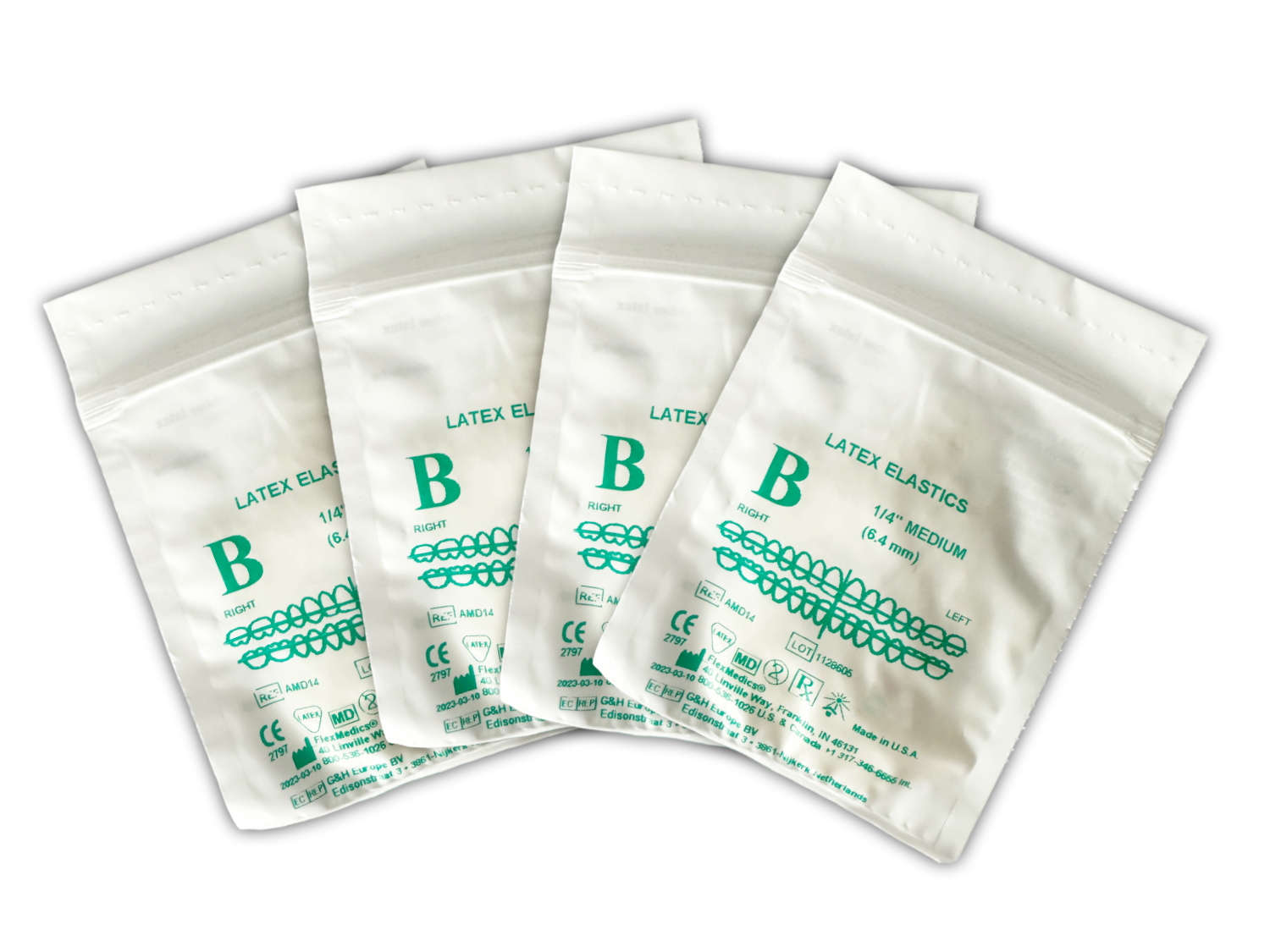 INTRAORALE GUMMIRINGE 1/4 medium 4,5 oz. (127 gr.) klar, 100x100 Pack INTRAORALE GUMMIRINGE 1/4 medium 4,5 oz. (127 gr.) klar, 100x100 Pack