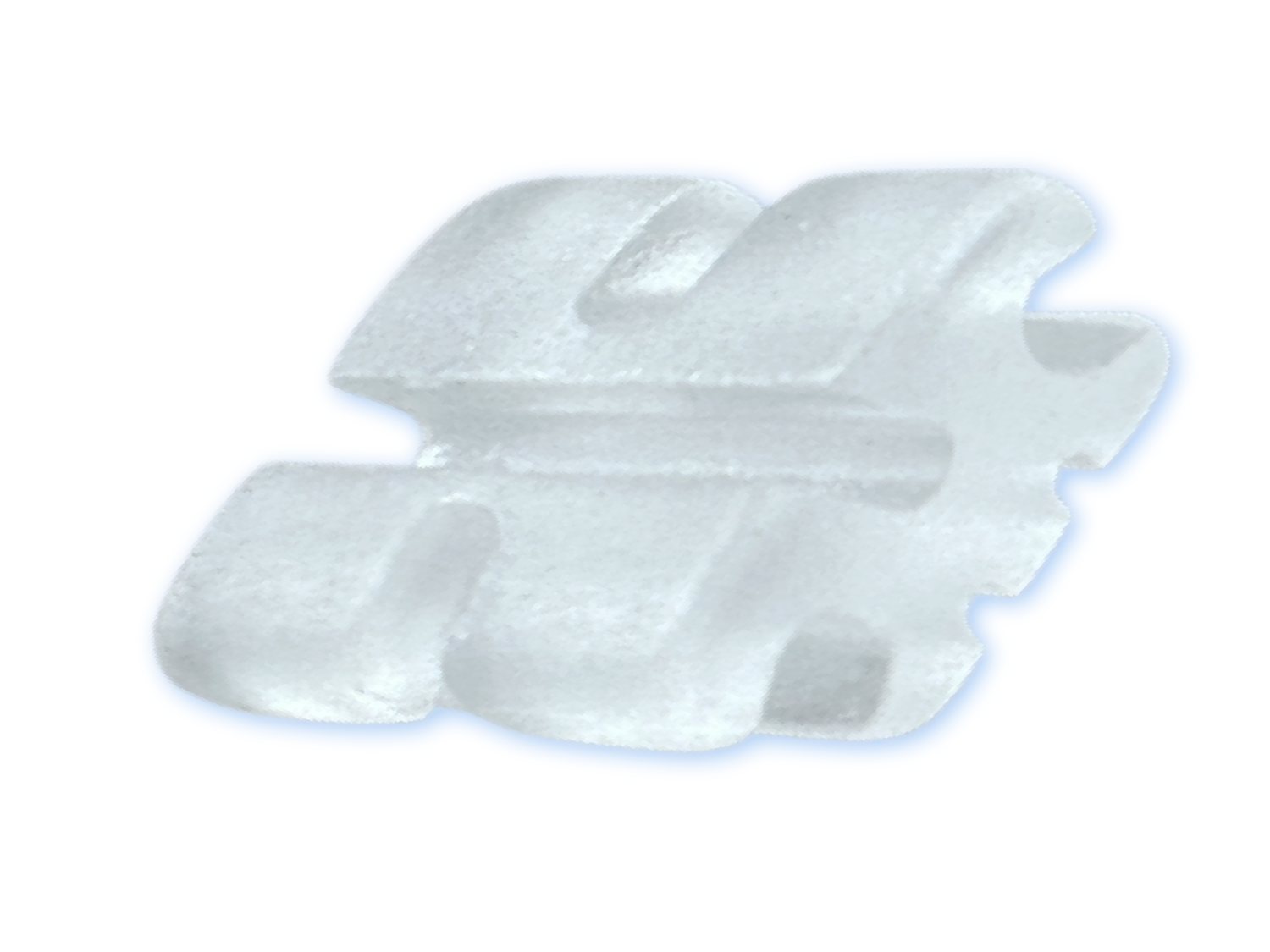 KERAMIK-BRACKETS MBT SORTIMENT OK/UK 5-5, 3 HOOK, MBT (.022)