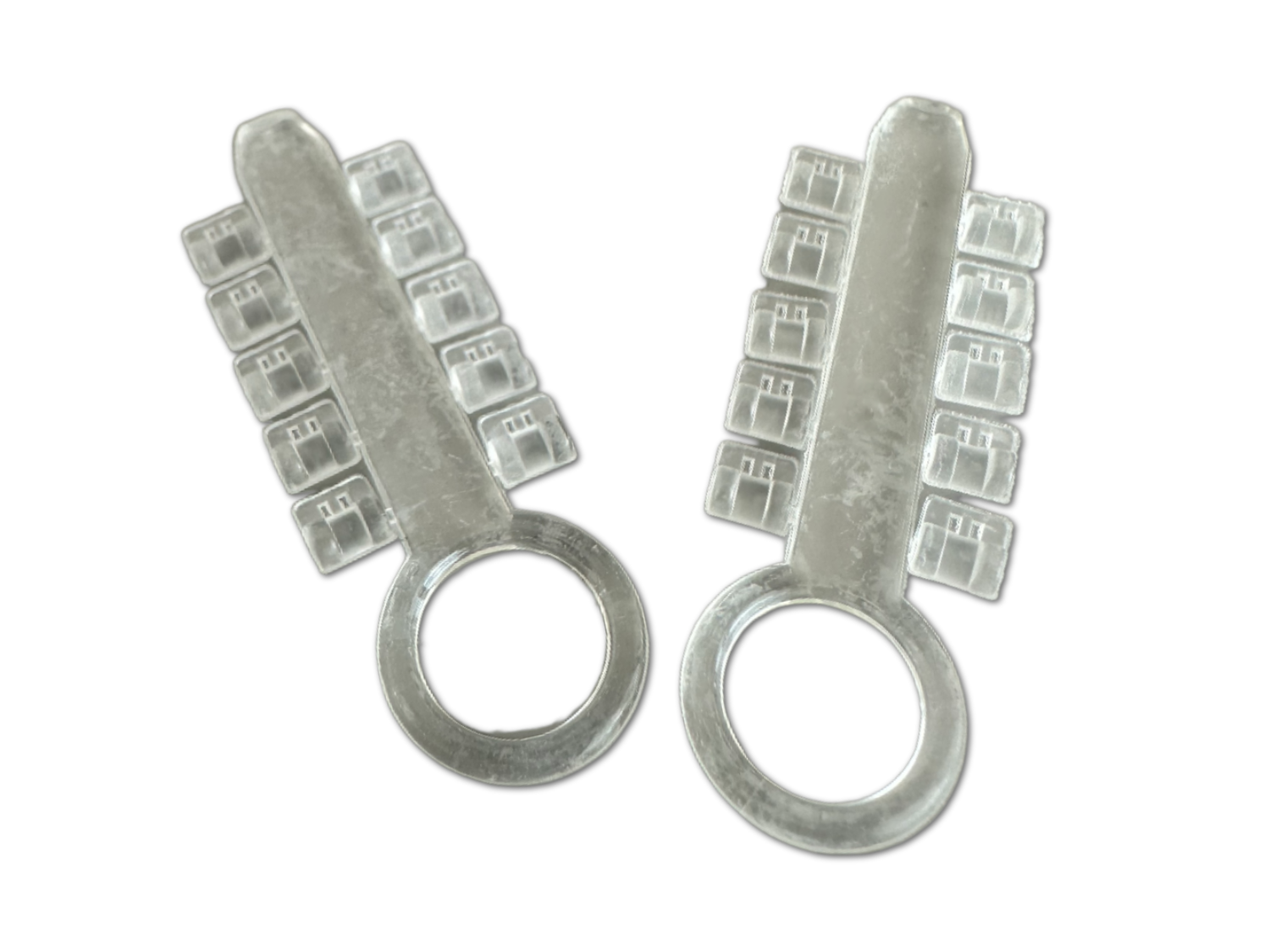 Rotations Wedges klar (100 Stück/Pack) ECO Rotations Wedges klar (100 Stück/Pack) ECO