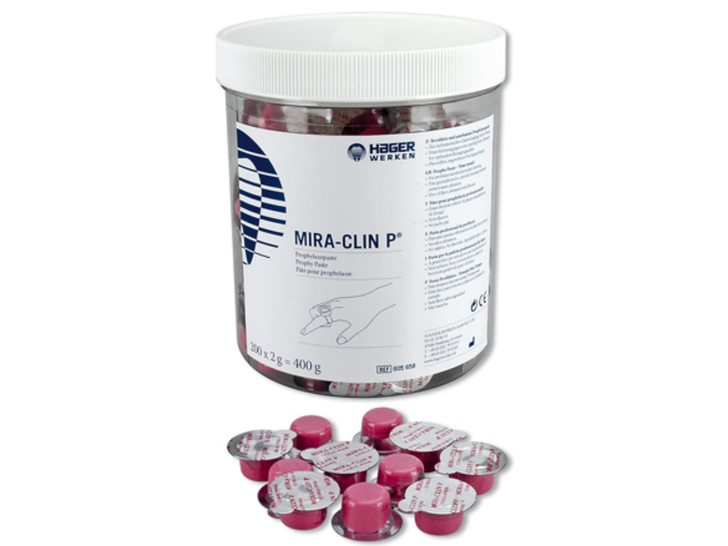 Mira-Clin® Prophylaxepaste Polierpaste 400g. Mira-Clin® Prophylaxepaste Polierpaste 400g.