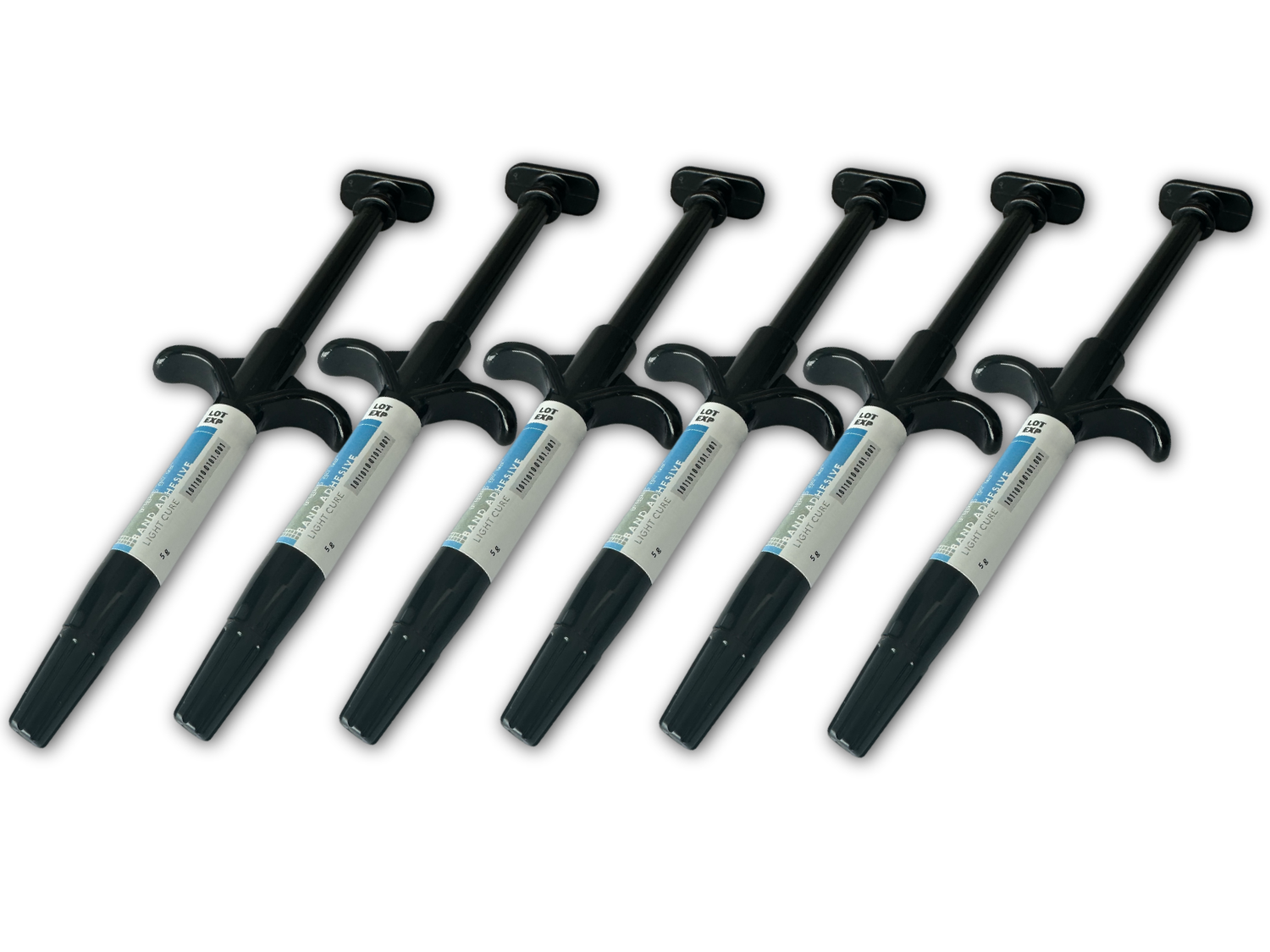 Bandzement, lichthärtend, Kit 6x Spritze mit 5g, blau Bandzement, lichthärtend, Kit 6x Spritze mit 5g, blau