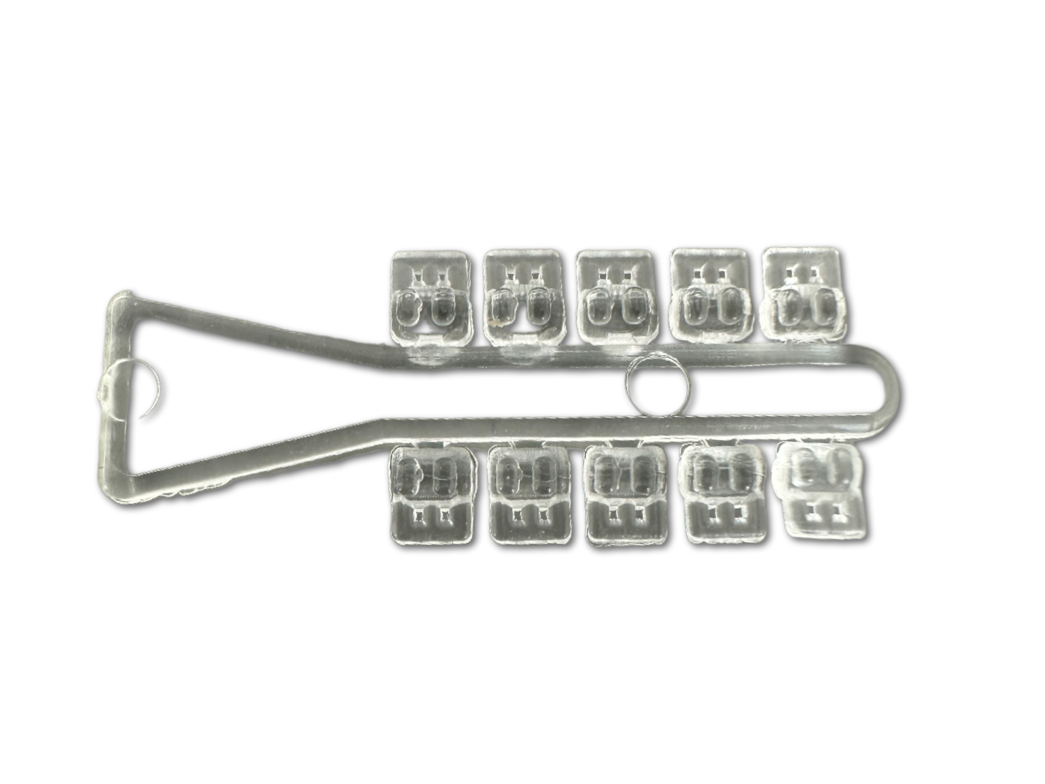 Rotations Wedges mini klar (100 Stück/Pack) Rotations Wedges mini klar (100 Stück/Pack)