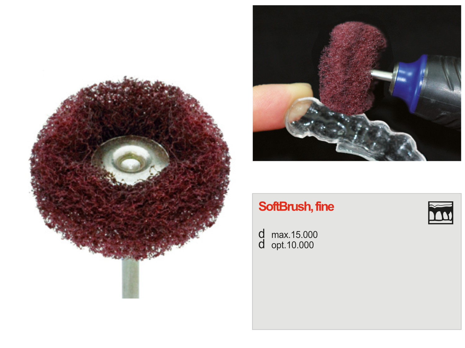 Labor Bürsten für Kunststoffe fein (5 Stück) Labor Bürsten für Kunststoffe fein (5 Stück)